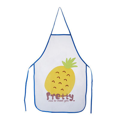 Custom LOGO Druckte Küchenschürze mit individueller Farbe und wasserdichtem PE-Gewebe