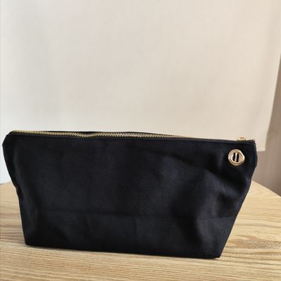 OEM/ODM Akzeptiert Custom Logo Druck Leinwand Reißverschluss Make-up-Tasche für Bleistift und Münze Lagerung