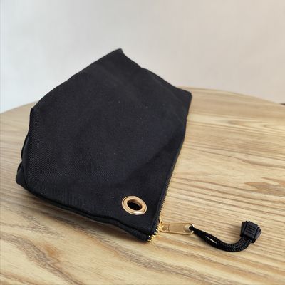 OEM/ODM Akzeptiert Custom Logo Druck Leinwand Reißverschluss Make-up-Tasche für Bleistift und Münze Lagerung