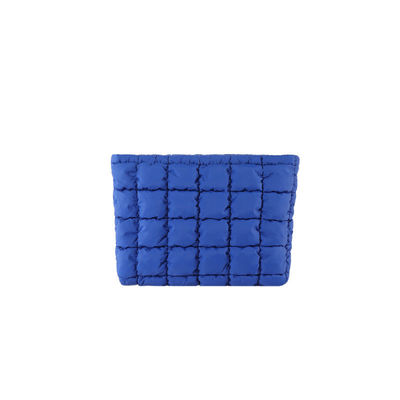 Polyester-Lining-Quadrat-Feder-Tasche 2024 Trend reine Farbe Kupplungstasche für modische Frauen