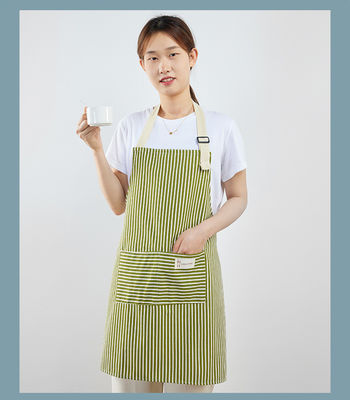 Küchenvorhang mit Logo Baumwolle Bettwäsche Kellner Uniform für Restaurant Bar
