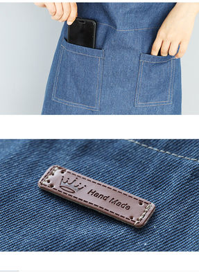 Wasserdichte Denim-Schürze OEM/ODM akzeptabel Maschinenwaschbar für Küchenchef BBQ