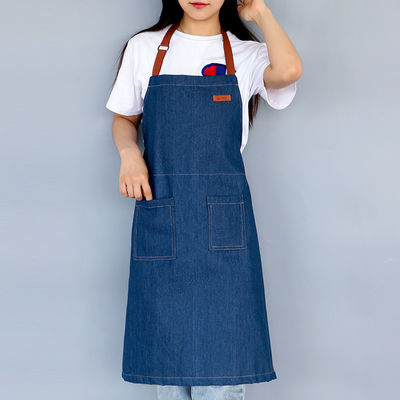 Wasserdichte Denim-Schürze OEM/ODM akzeptabel Maschinenwaschbar für Küchenchef BBQ