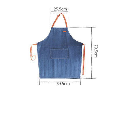 Wasserdichte Denim-Schürze OEM/ODM akzeptabel Maschinenwaschbar für Küchenchef BBQ