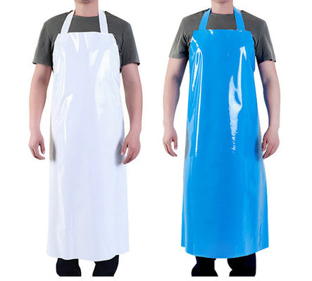 Restaurant Bar Custom Logo Druckwasserdicht Kunststoff Gummi Vinyl Bib Schweißen Metzger TPU Schürze