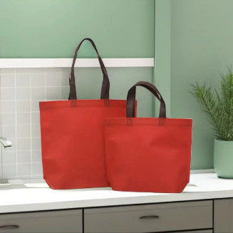 Farbgeschneiderte nicht gewebte Lebensmitteltotebag für Geschenktasche