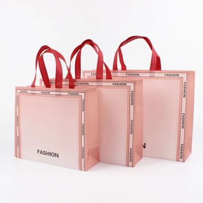 angepasste Farb-Nichtgewebte Taschen für gedruckte Logo-Laminate