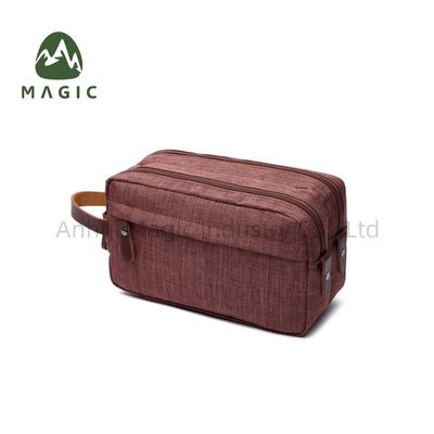 Wasserdichtes Custom Logo Drucken Reise Toilettensack Großkapazität Polyester Kosmetik Tasche