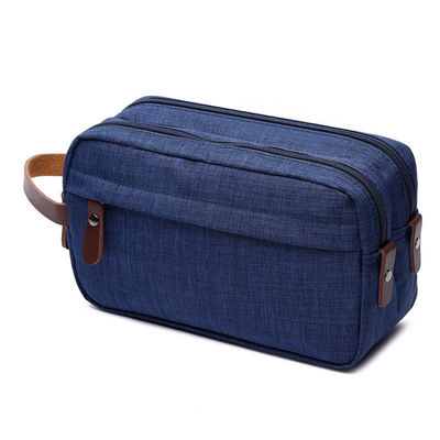 Wasserdichtes Custom Logo Drucken Reise Toilettensack Großkapazität Polyester Kosmetik Tasche