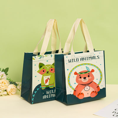 Neueste Modische Recycling-Nichtgewebte Lebensmitteltasche mit Logo für mittelgroße Artikel