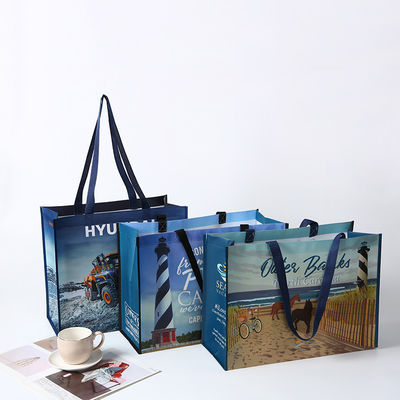 Medium Größe Eco-Friendly Laminated Nonwoven Tasche für maßgeschneiderte Shopping Boutique