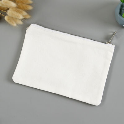 Custom Logo Leinwand Bleistift Tasche Perfektes Organisator für Reise Toilettenartikel und Make-up