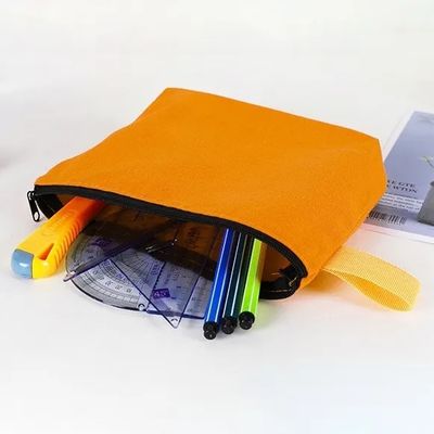 Custom Logo Printed Canvas Zipper Makeup Bag mit umweltfreundlichem und langlebigem Material