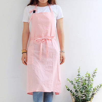 OEM/ODM Akzeptabel Custom Design Baumwoll-Linn-Schürze für die Küche Kochen Koch Haushalt