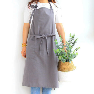 OEM/ODM Akzeptabel Custom Design Baumwoll-Linn-Schürze für die Küche Kochen Koch Haushalt