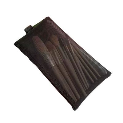 Schwarze Maschenbeutel Nachgefertigte langlebige Make-up- und Reisetaschen mit Maschenverschlussbeutel