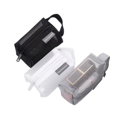 Tägliche Schule Wasserdicht Nylon Polyester Mesh Custom Logo Kleine Reise Make-up-Tasche