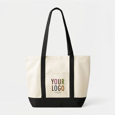 Biologische, wiederverwendbare, klappbare, kundenspezifische, gedruckte, Baumwoll-Tote-Tasche zum Einkaufen