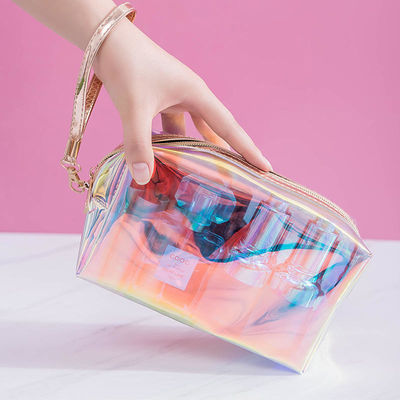 TPU-Transparente Kosmetiktasche mit benutzerdefiniertem Logo Schönheits-Multi-Funktions-Laser-Kosmetik-Tasche