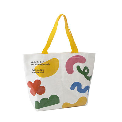 Umweltschonende PP-Gewebe Tasche mit schwerem Aufwand, kundenspezifisches Design, Farbdruck, Laminat