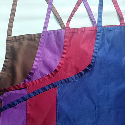 Uniform Typ Dienstpersonal Schwarz Baumwolle Polyester Mann Frau Bib Küchenchef Kochschürze