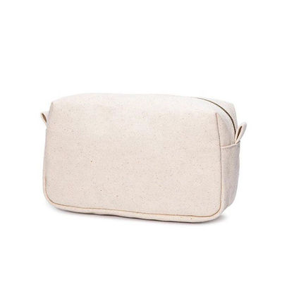 Custom Clear RPET Material Schwarzer Griff Toilettenartikel Kosmetische Tasche mit Logo Reißverschluss