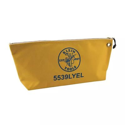 16 Unzen. Leinwand Werkzeug Mehrzweck Tasche Tote Tasche mit Metall Reißverschluss und RPET Material