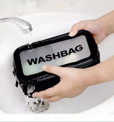 Verschluss mit Reißverschluss, eigene Tasche, Schönheitsmake-up-Tasche mit gedrucktem Logo und Reisekosmetiktasche