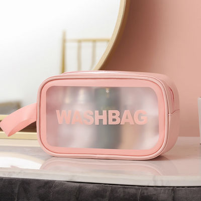 Verschluss mit Reißverschluss, eigene Tasche, Schönheitsmake-up-Tasche mit gedrucktem Logo und Reisekosmetiktasche