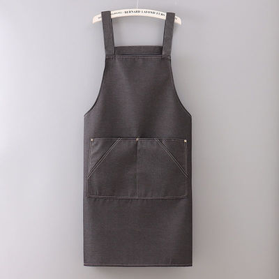Custom Denim Friseur Gartenwerkzeuge Schürze mit Taschen Unterstützung 7 Tage Probe Bestellung