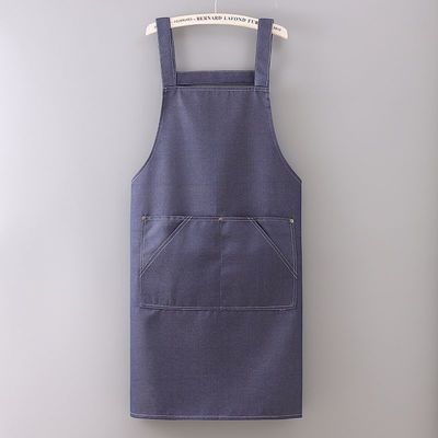 Custom Denim Friseur Gartenwerkzeuge Schürze mit Taschen Unterstützung 7 Tage Probe Bestellung