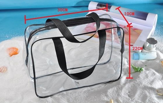 3-Pc kristallklare Kosmetiktasche für Reisen und Toilettenartikel OEM/ODM akzeptabel