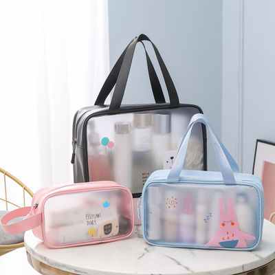3pcs klare Kosmetik Tasche personalisiert anpassen Reisetaschen Brief Muster Typ