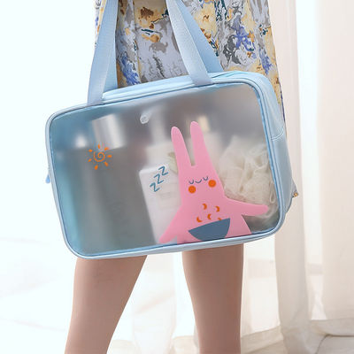 3pcs klare Kosmetik Tasche personalisiert anpassen Reisetaschen Brief Muster Typ