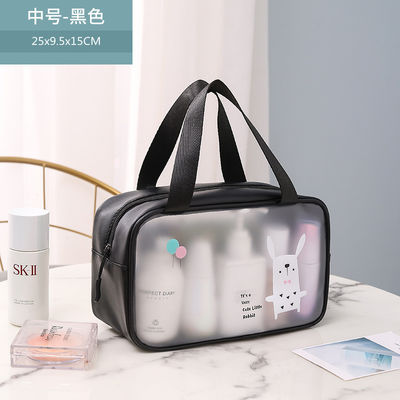 3pcs klare Kosmetik Tasche personalisiert anpassen Reisetaschen Brief Muster Typ