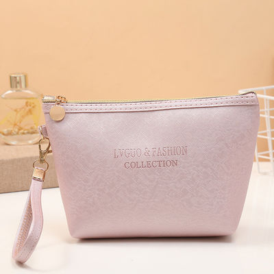 Custom Makeup Bag Neueste Modische Art Wasserdichte PU Tragbare Reise Kosmetik Tasche