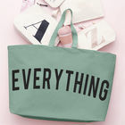 Unisex-Shopping-Tote-Tasche aus gedrucktem Stoff mit großer Kapazität und individueller Farbe