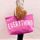 Unisex-Shopping-Tote-Tasche aus gedrucktem Stoff mit großer Kapazität und individueller Farbe