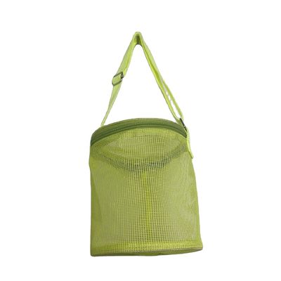 3D-Kreislauf-Sandgräber-Spielzeug-Storage-Tasche Custom Logo Mesh Shell Sammeltaschen für Strand Spaß