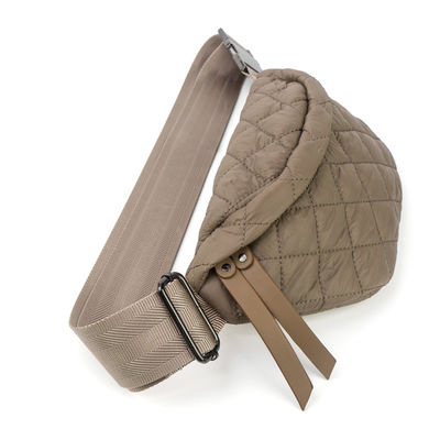 Mode-Dekor-Sling-Tasche Damen-Taille-Taschen Nylon-Puffer-Tasche mit anderen Muster-Typ