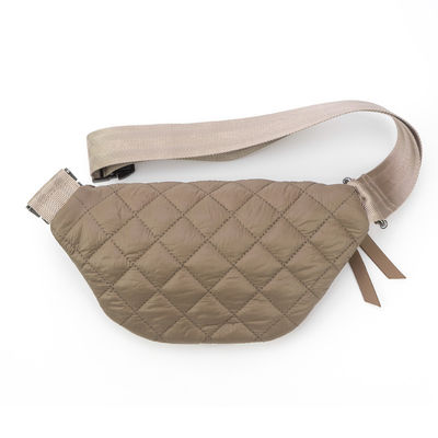 Mode-Dekor-Sling-Tasche Damen-Taille-Taschen Nylon-Puffer-Tasche mit anderen Muster-Typ