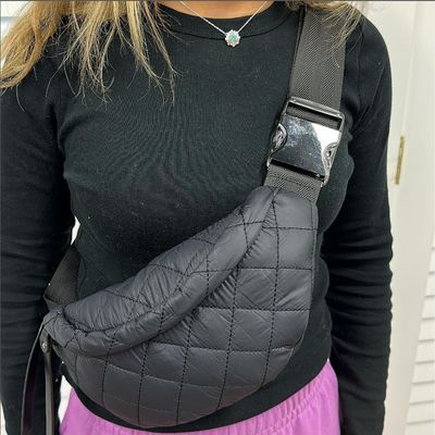 Mode-Dekor-Sling-Tasche Damen-Taille-Taschen Nylon-Puffer-Tasche mit anderen Muster-Typ
