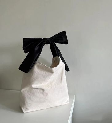 Farbe auf maßgeschneiderte Art Hochkapazität Koreanischer Stil Bogen Hobo Casual Süßes Mädchen Teenager Damen Einkaufstasche