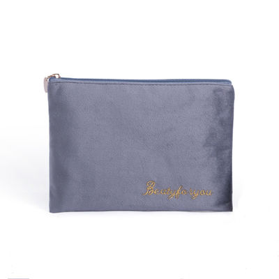 Personalisiertes Logo Mache-Tasche Taschenkoffer Tasche Set Privatetikett Samt Kosmetik Tasche