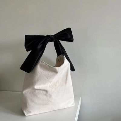 Farbe auf maßgeschneiderte Art Hochkapazität Koreanischer Stil Bogen Hobo Casual Süßes Mädchen Teenager Damen Einkaufstasche