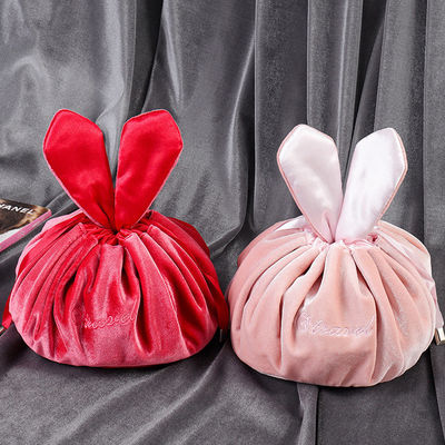 Maskenbeutel mit Samtstrang für Kosmetik
