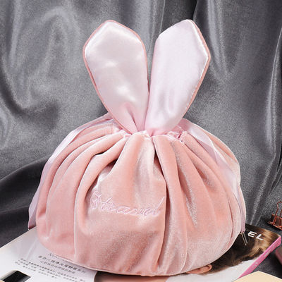 Maskenbeutel mit Samtstrang für Kosmetik