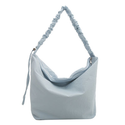 Großkapazität Nylon-Kreuzkörper mit Pleiß-Zugstrang-Schultertasche für Frauen