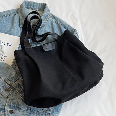 Luxus-Frauen-Tote-Handtasche Mode Crossbody-Tote-Tasche Leinwand mit Taschen Custom-Logo Polyester-Bindung