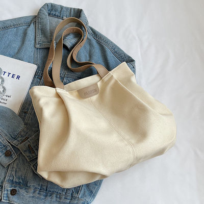 Luxus-Frauen-Tote-Handtasche Mode Crossbody-Tote-Tasche Leinwand mit Taschen Custom-Logo Polyester-Bindung